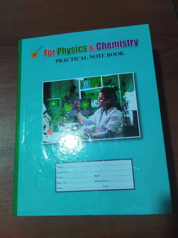 নিউ সেঞ্চুরি ফিজিক্স,কেমিস্ট্রি প্রাক্টিকেল খাতা